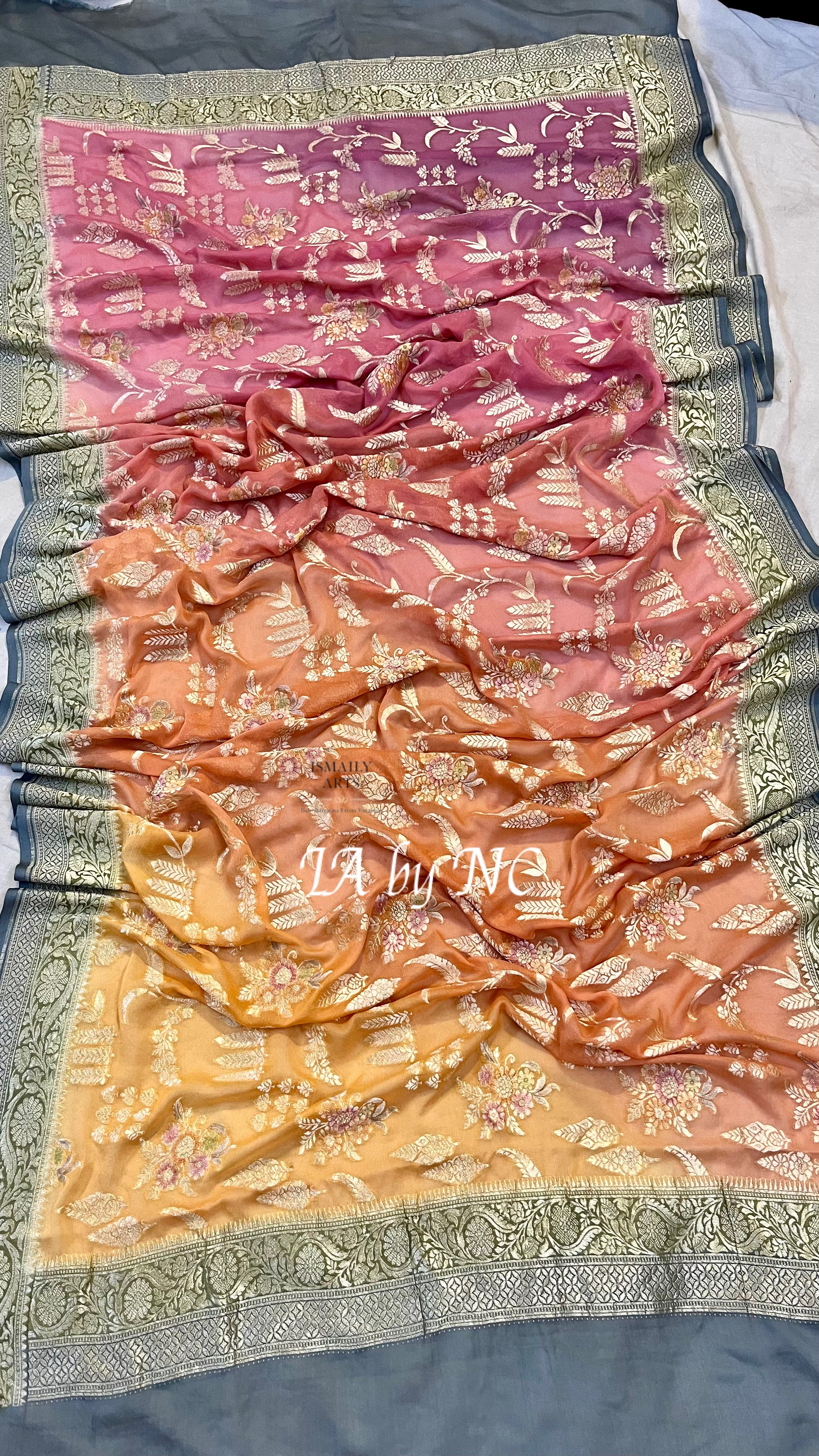 Banarasi Pure Khaddi Georgette Dupatta