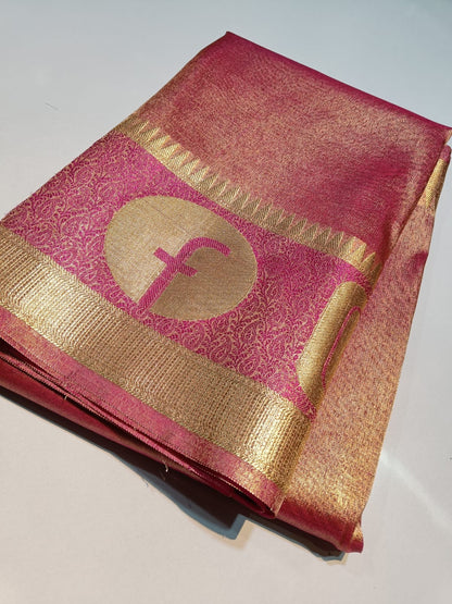 Banarasi Tissue Silk Social Media Saree