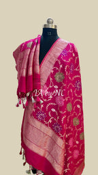 Ruby Banarasi Pure Munga Silk Dupatta