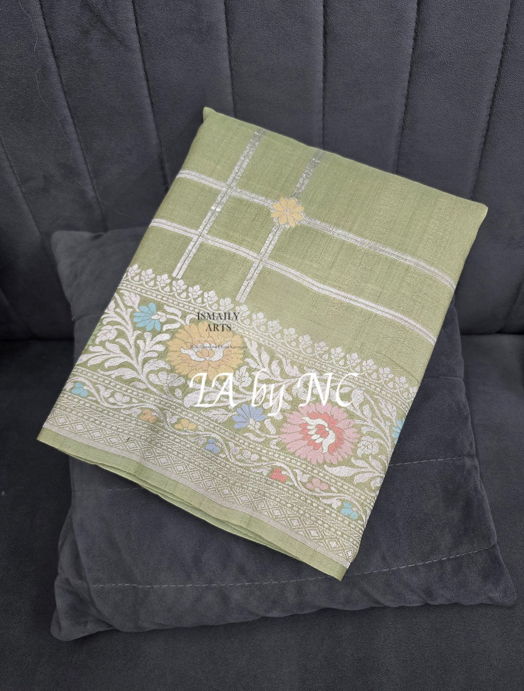 Tea Banarasi Pure Khaddi Tussar Georgette Paithani Saree