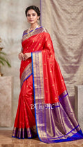 Imperial Banarasi Pure Kora Organza Kadwa Saree