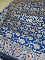 Nita Ambani inspired Royal Banarasi Pure Katan Silk Meenakari Pattu Saree
