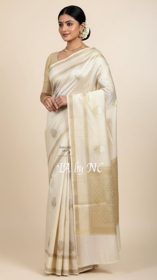 Banarasi Blend Georgette Silk  Saree