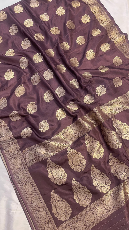 Banarasi Blend Pure Mashru Silk Saree