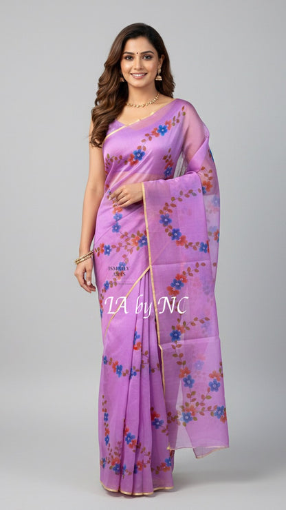 Rich Banarasi Pure Kora Silk Saree