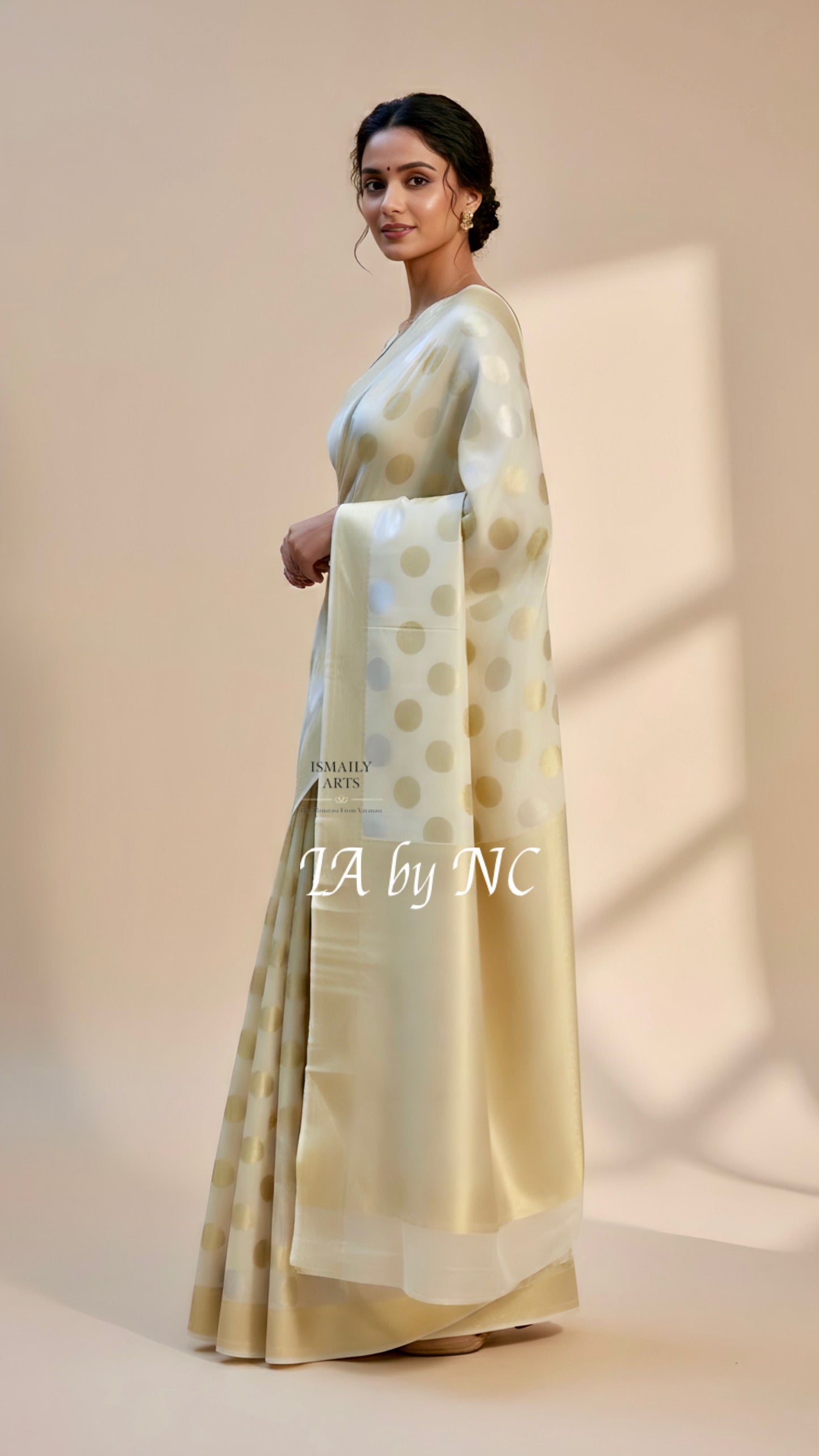 White Banarasi Pure Munga Silk Saree