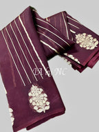 Hickory Banarasi Pure Kora Organza Kadwa Saree