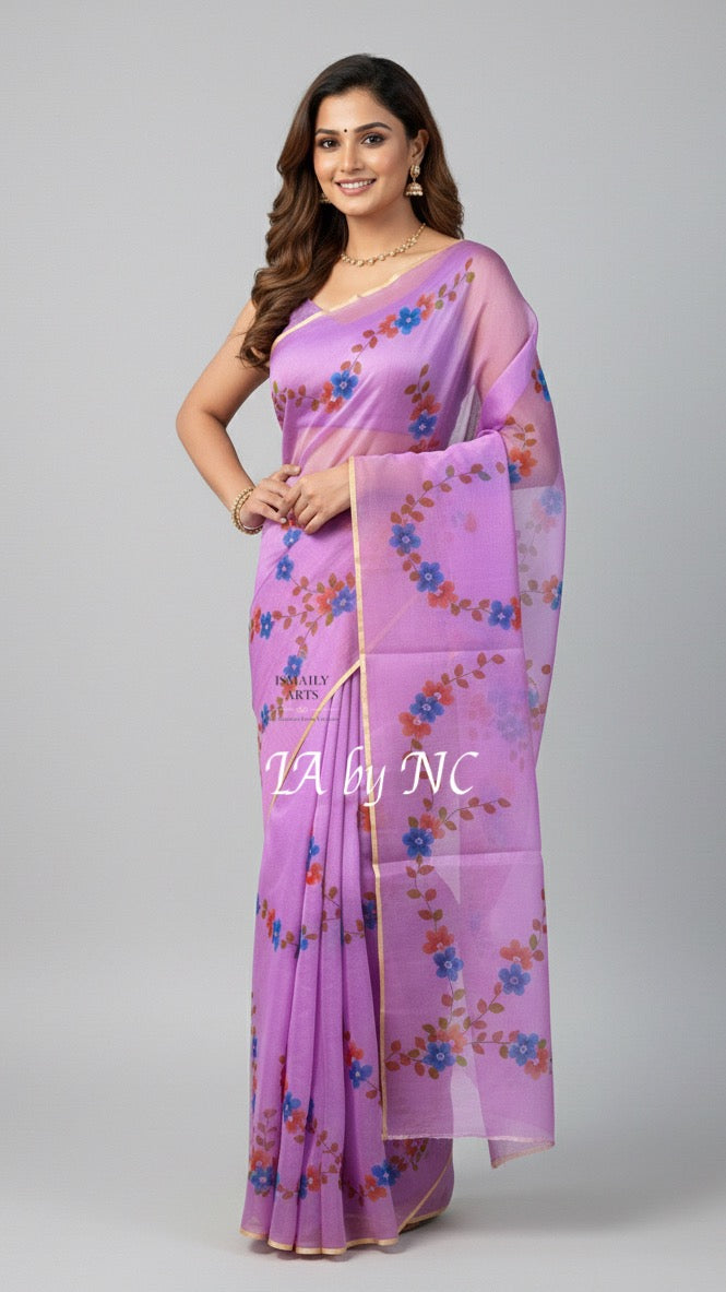 Rich Banarasi Pure Kora Silk Saree
