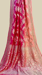 Imperial Banarasi Pure Khaddi Georgette Saree