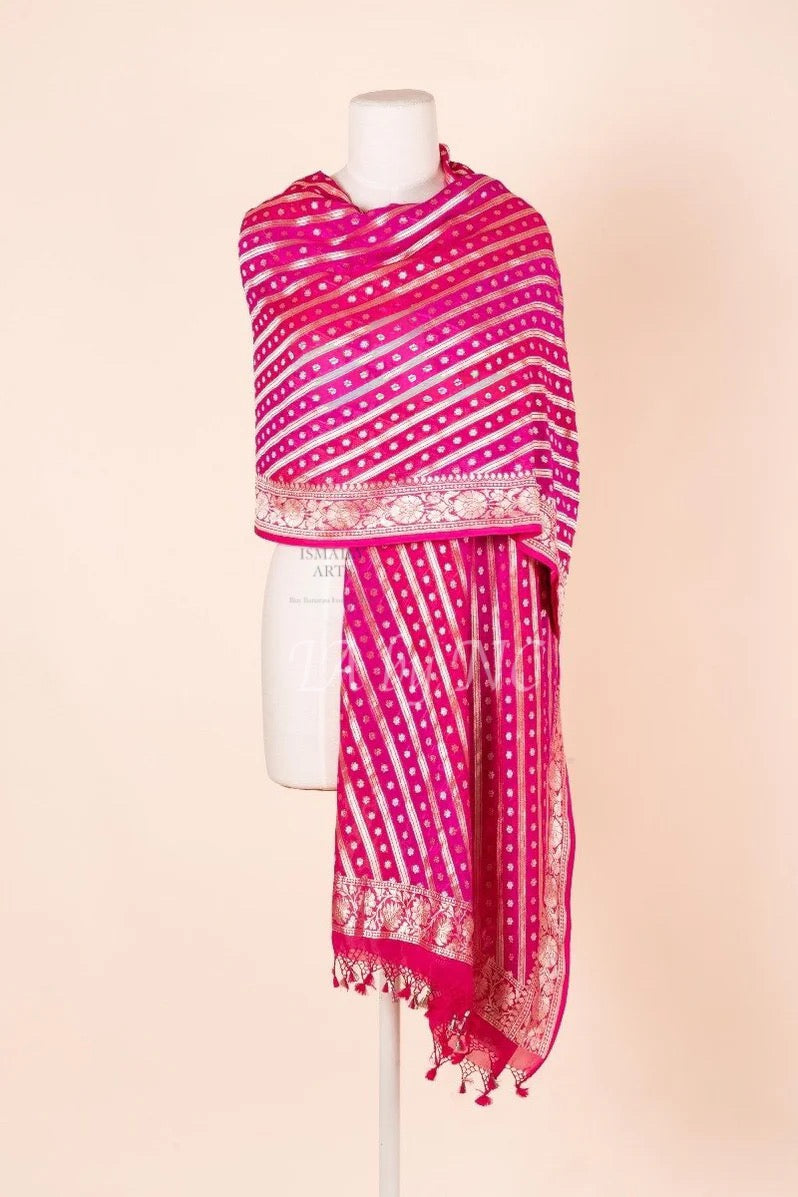 Banarasi Pure Khaddi Georgette Dupatta
