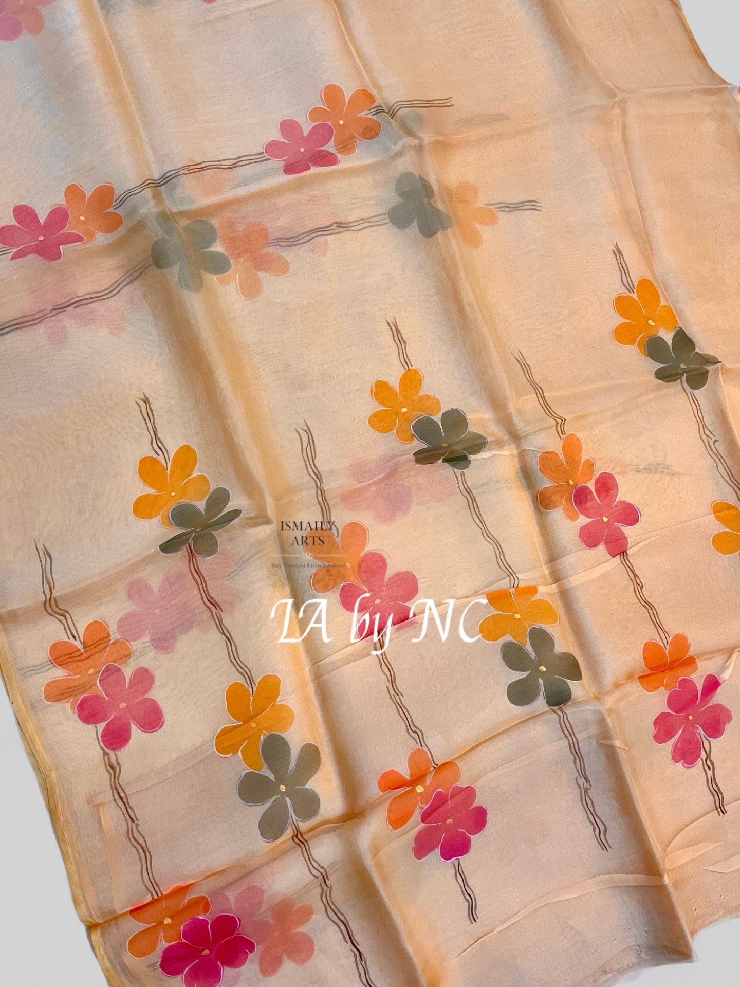 Pale Banarasi Pure Kora Silk Saree