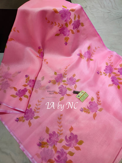 Baby Banarasi Pure Kora Organza Saree