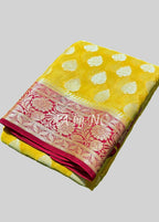 Amber Banarasi Pure Chiffon Georgette Saree