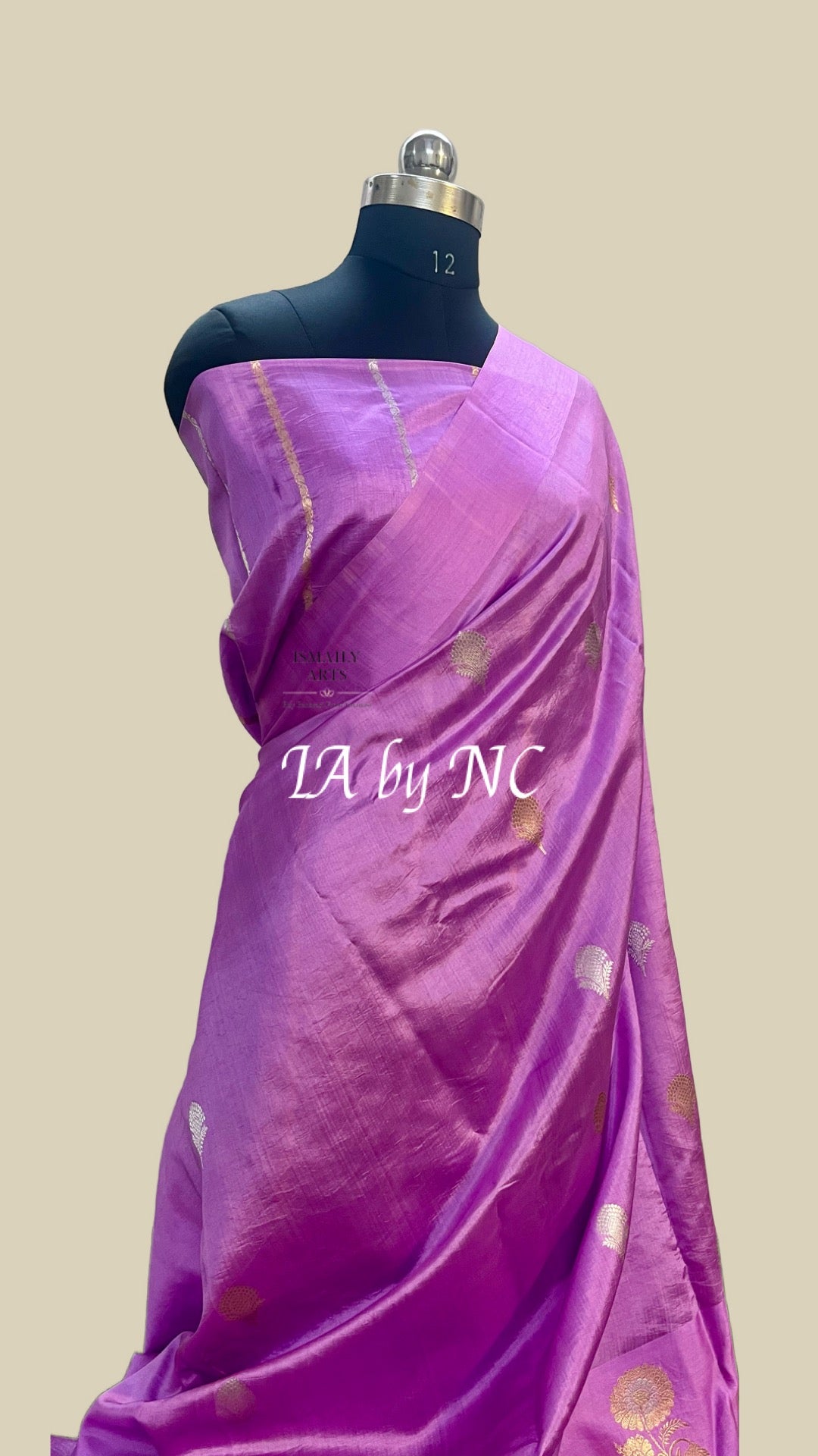 Helio Banarasi Pure Katan Silk Mango Saree