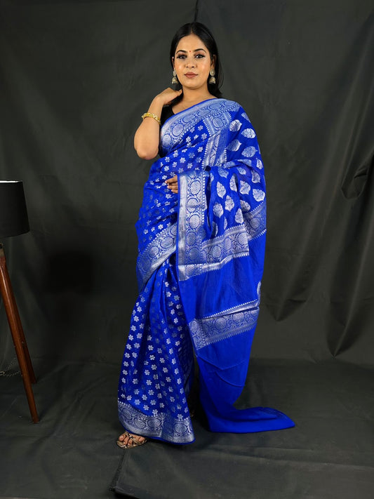 Banarasi Blend Khaddi Georgette Saree