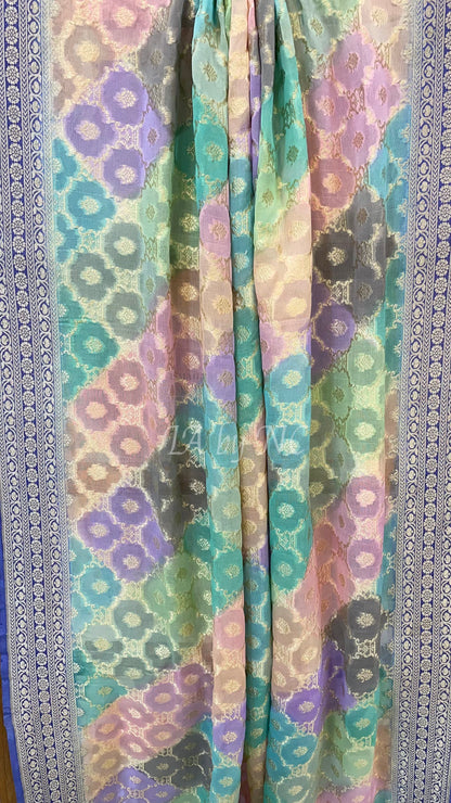 Banarasi Pure Khaddi Georgette Dupatta