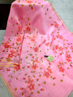 Baby Banarasi Pure Kora Organza Saree