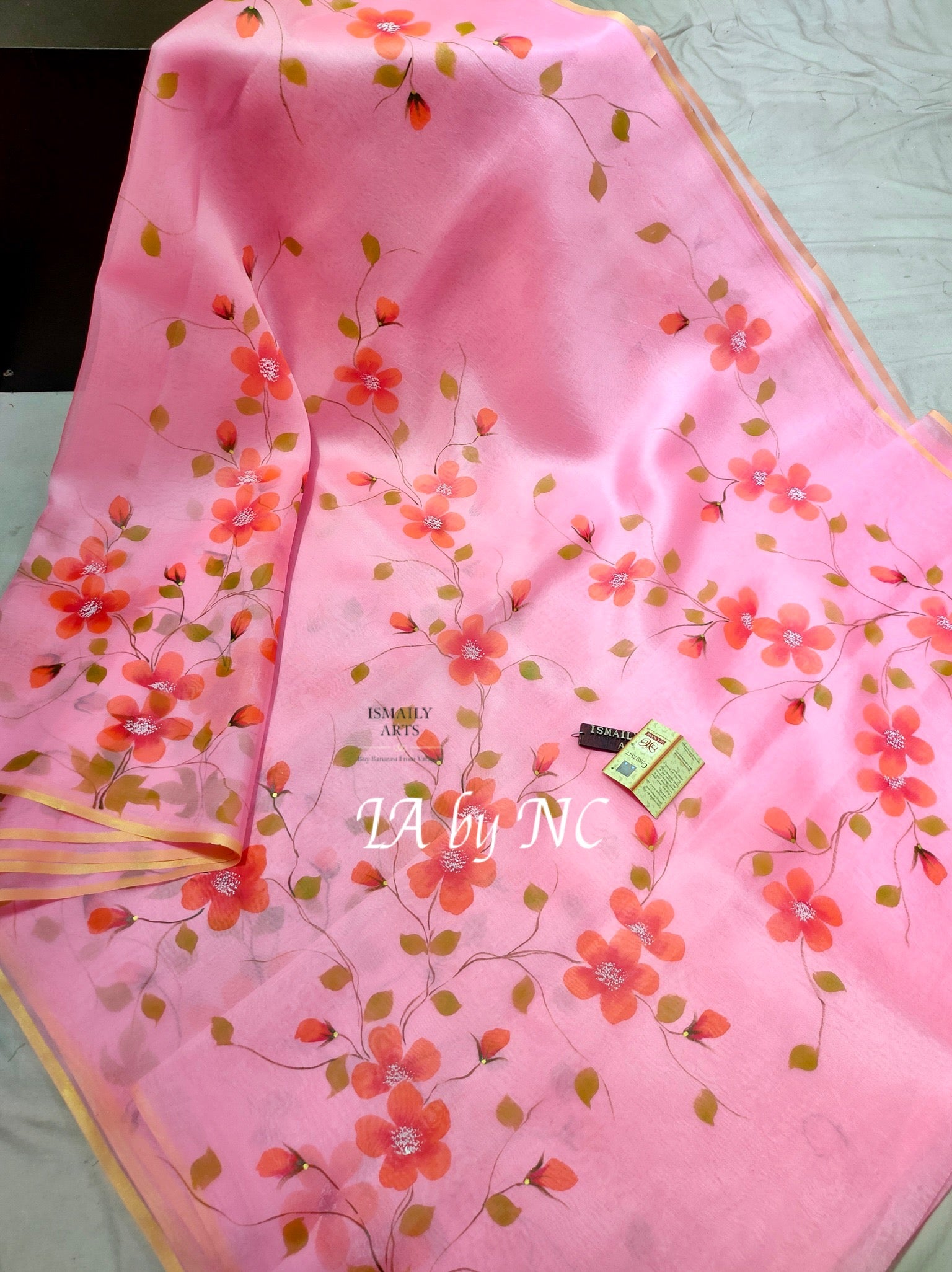 Baby Banarasi Pure Kora Organza Saree