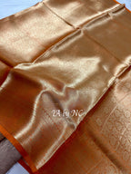 Tiger Banarasi Pure Tissue Silk Brocade Saree