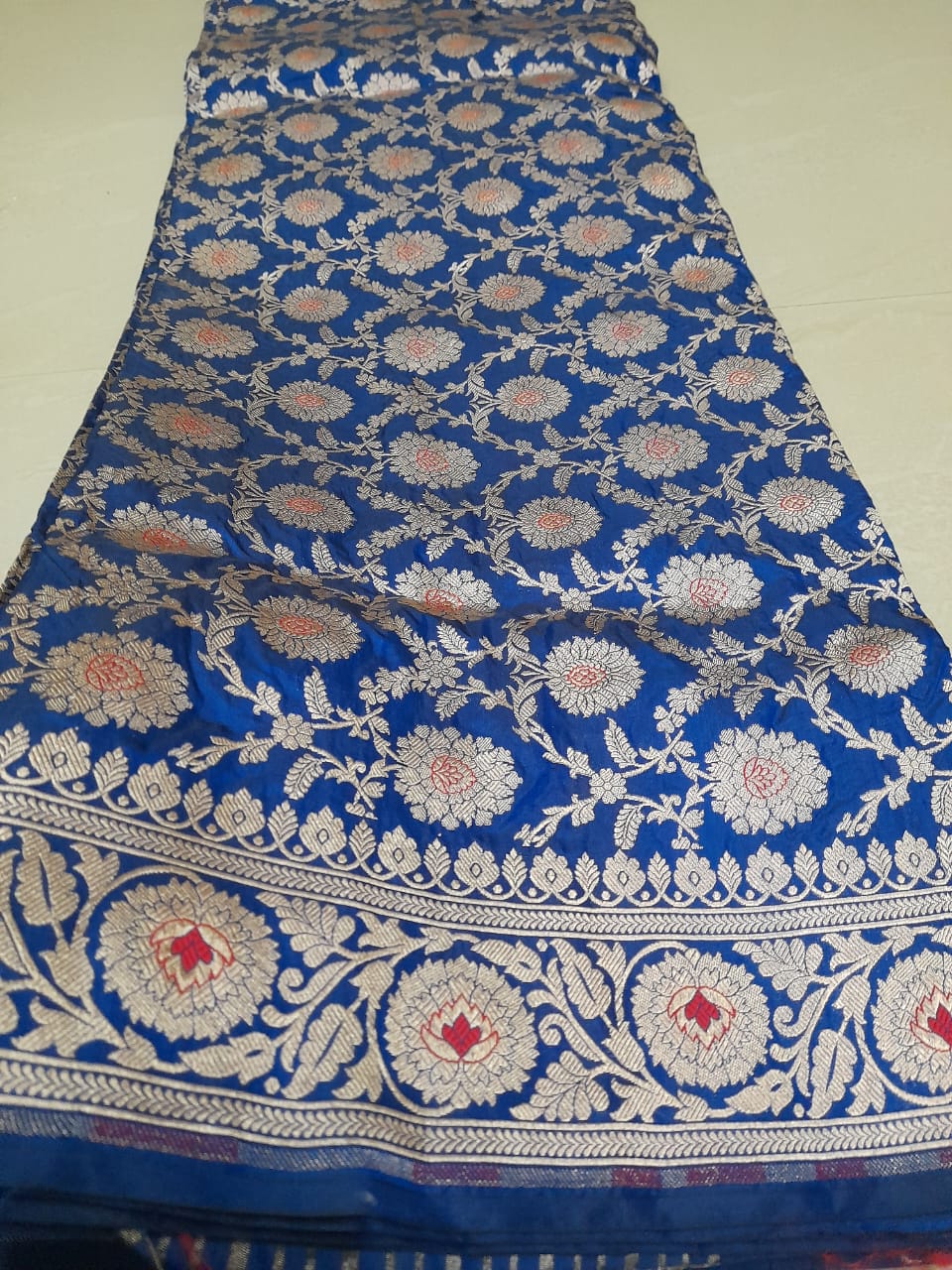 Nita Ambani inspired Royal Banarasi Pure Katan Silk Meenakari Pattu Saree
