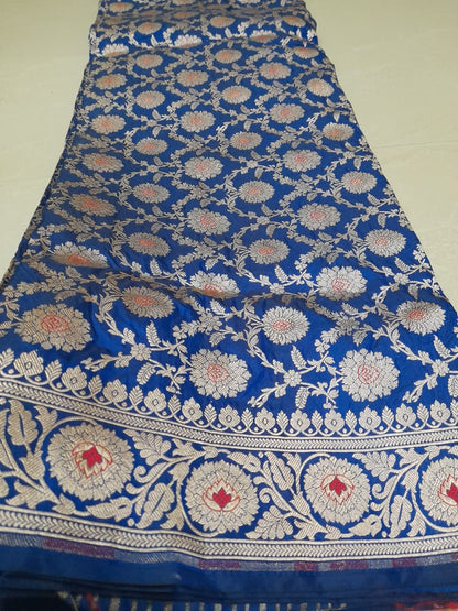 Nita Ambani inspired Royal Banarasi Pure Katan Silk Meenakari Pattu Saree