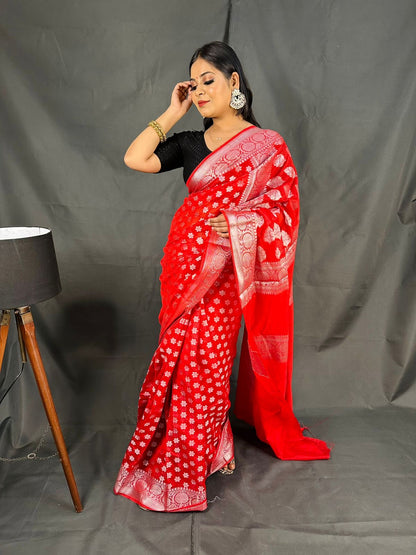 Banarasi Blend Khaddi Georgette Saree