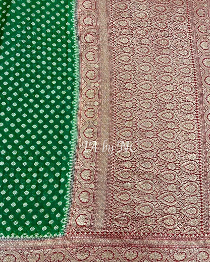 Sacramento Banarasi Pure Khaddi Georgette Saree