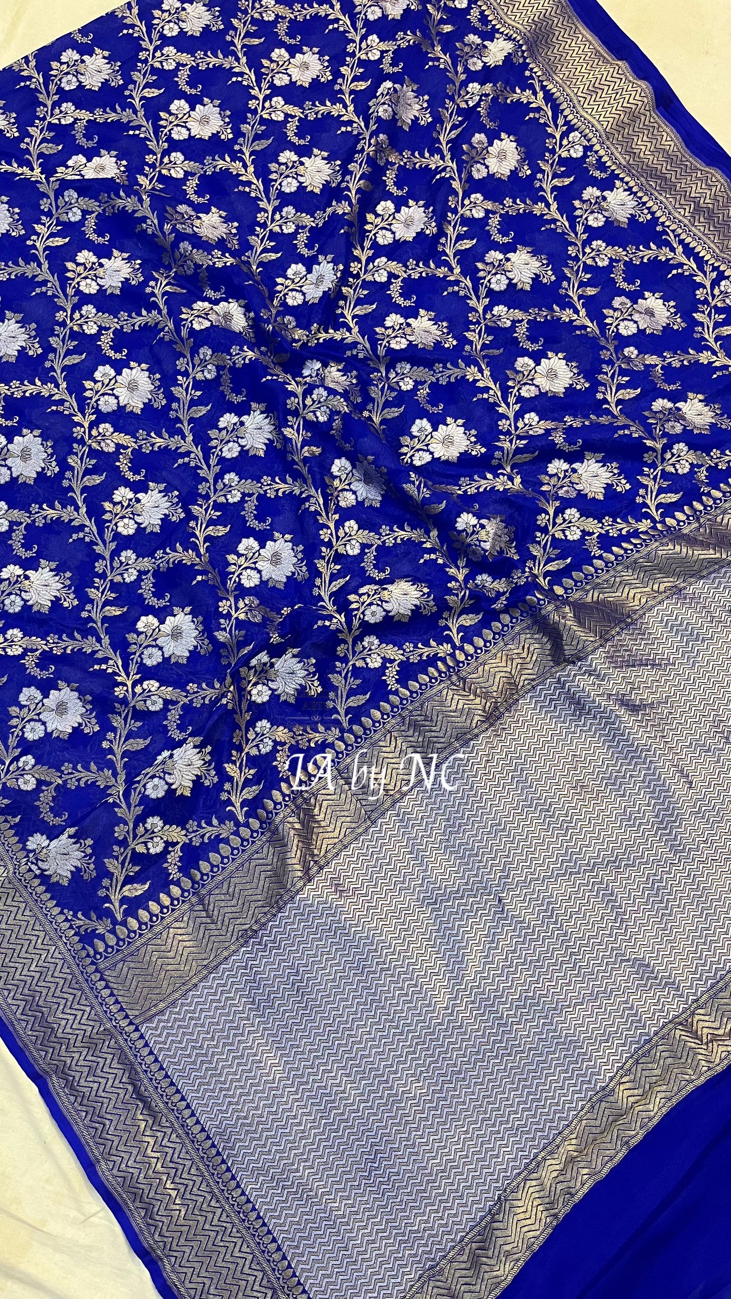 Royal Banarasi Pure Khaddi Georgette Sona Rupa Saree