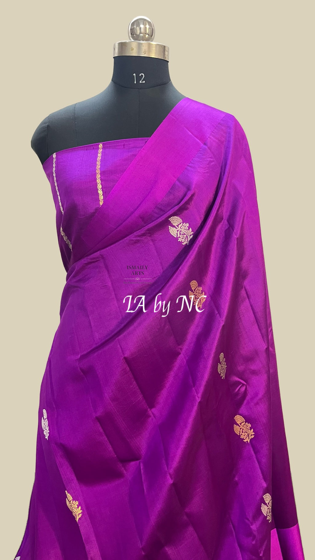 Lollipop Banarasi Pure Katan Silk Raw Mango Kadwa Saree