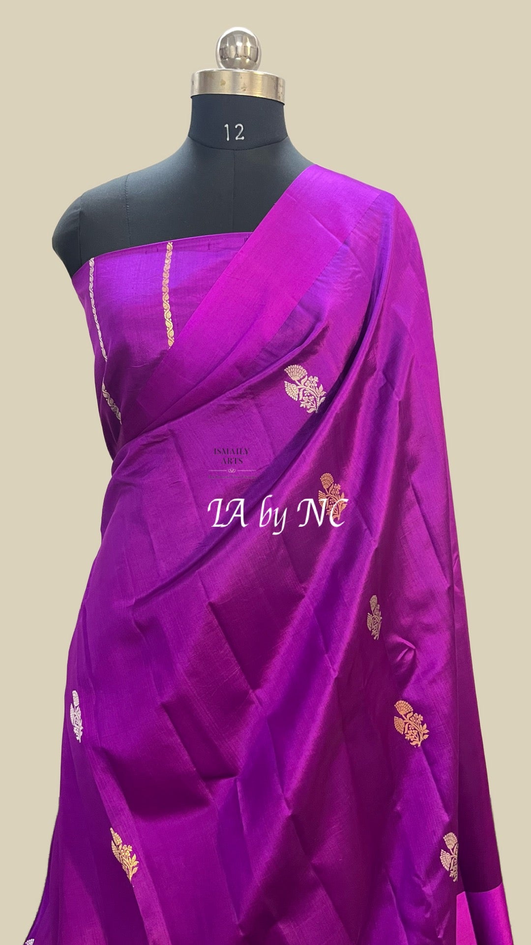 Lollipop Banarasi Pure Katan Silk Raw Mango Kadwa Saree