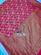 Rani Banarasi Pure Khaddi Georgette Saree