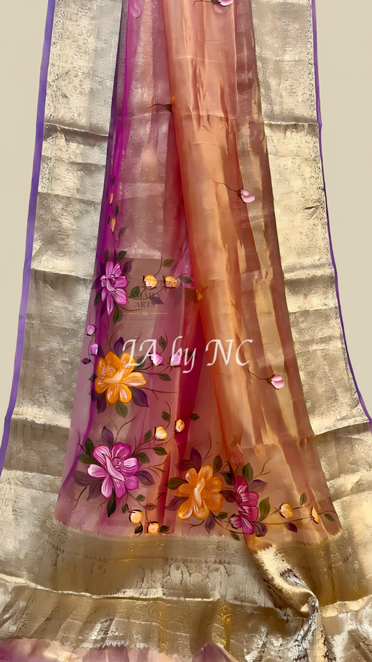 Hot Banarasi Pure Tissue Silk Saree
