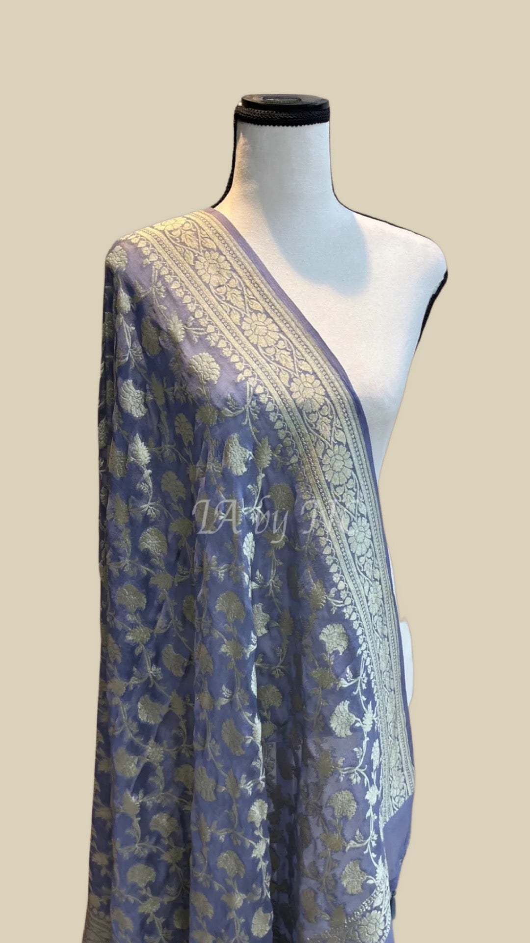 Stone Banarasi Pure Khaddi Georgette Dupatta