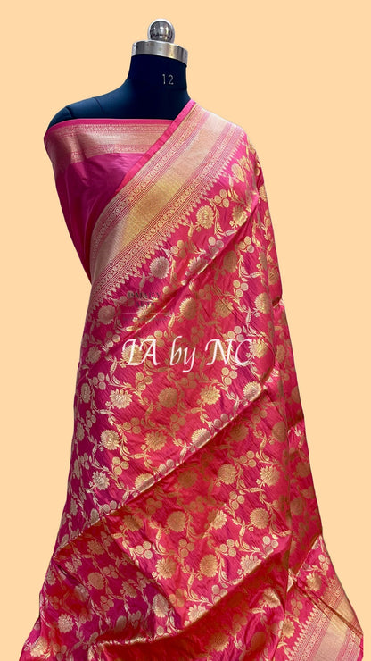 Punch Banarasi Pure Katan Silk Pattu Saree