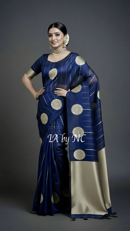 Space Banarasi Pure Kora Organza Kadwa Saree