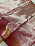 Mulberry Banarasi Pure Tissue Silk Brocade Saree