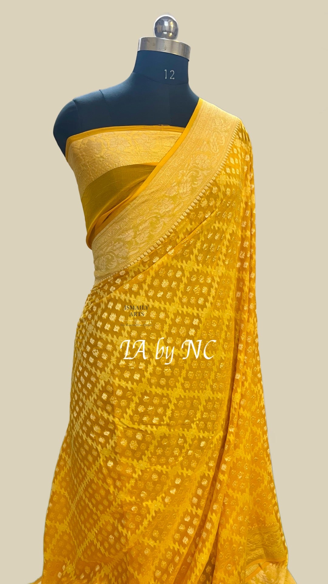 Tuscany Banarasi Pure Khaddi Georgette Saree