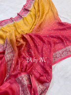 Punch Banarasi Pure Khaddi Georgette Dupatta