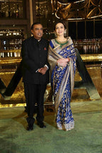 Nita Ambani inspired Royal Banarasi Pure Katan Silk Meenakari Pattu Saree