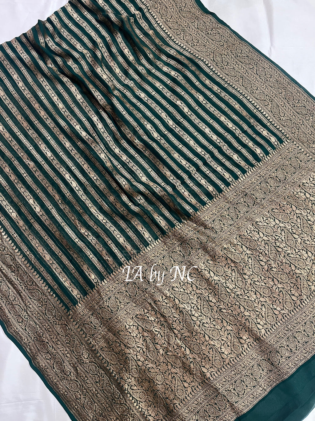 Sacramento Banarasi Pure Khaddi Georgette Saree