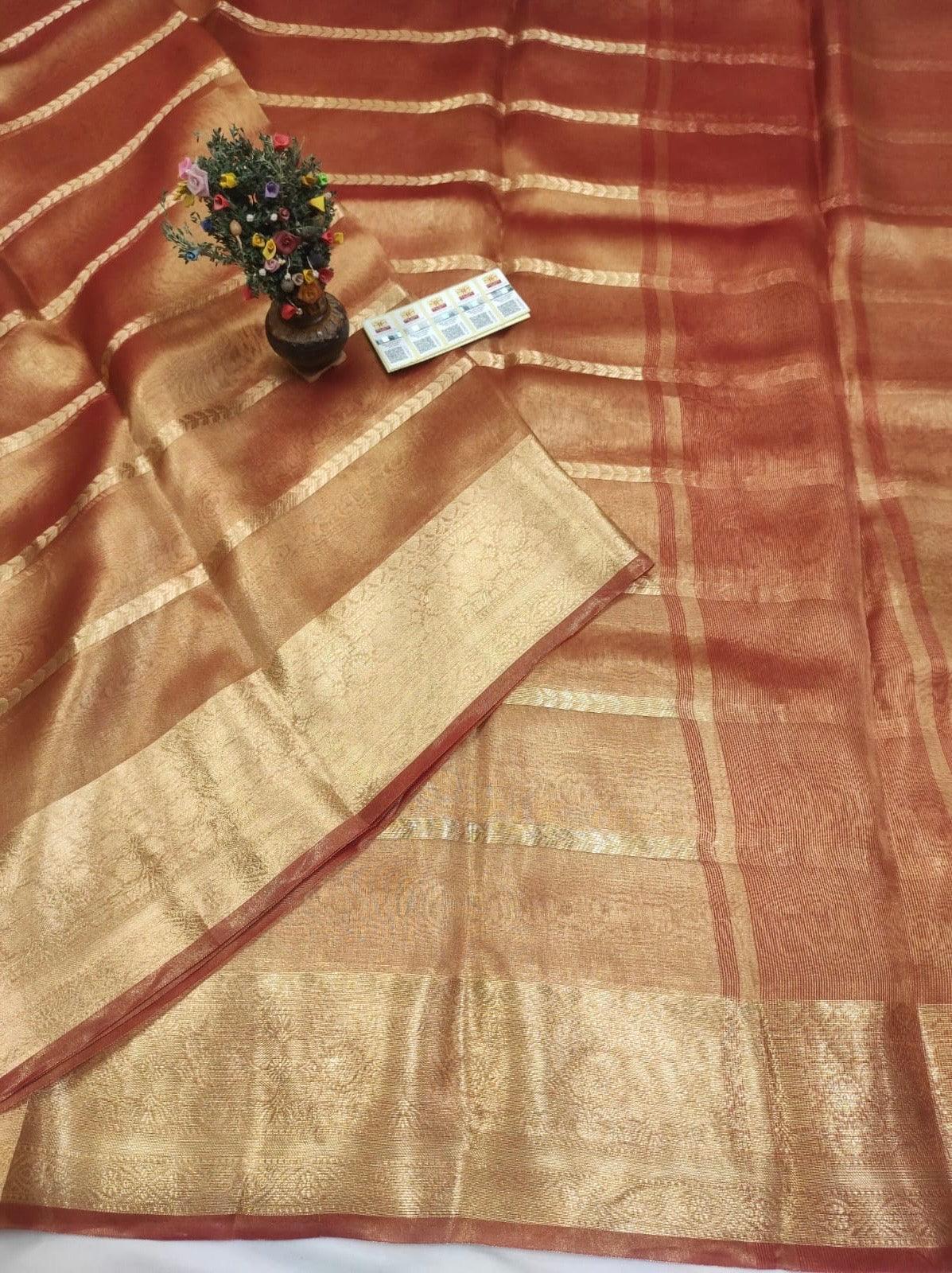 Persian Banarasi Pure Tissue Silk Saree