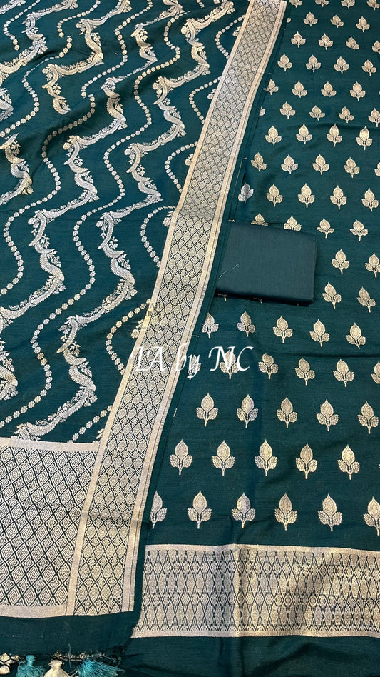 Sacramento Banarasi Pure Munga Silk Dress Materials