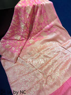 French Banarasi Pure Chiffon Georgette Saree