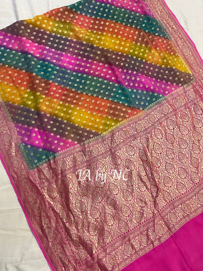 Rangkat Banarasi Pure Khaddi Georgette Saree