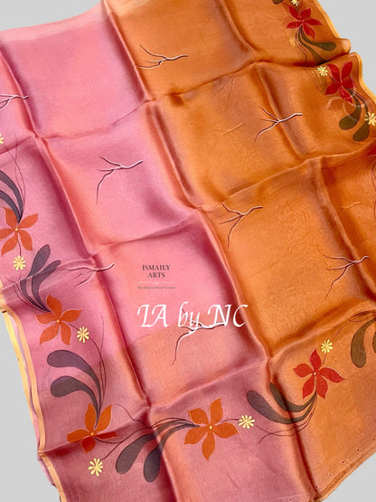 French Banarasi Pure Kora Organza Saree