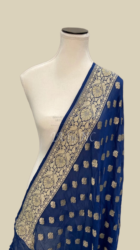 Egyptian Banarasi Pure Khaddi Georgette Dupatta