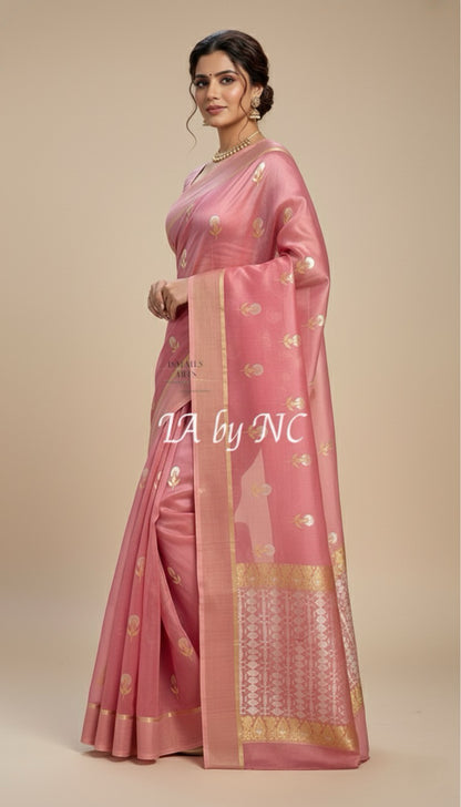 Thulian Banarasi Pure Kora Silk Saree