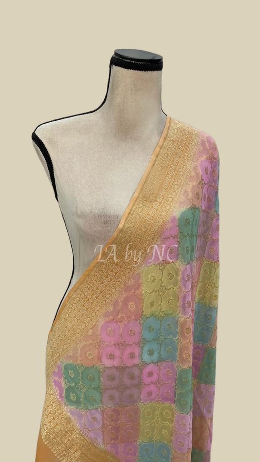 Banarasi Pure Khaddi Georgette Dupatta