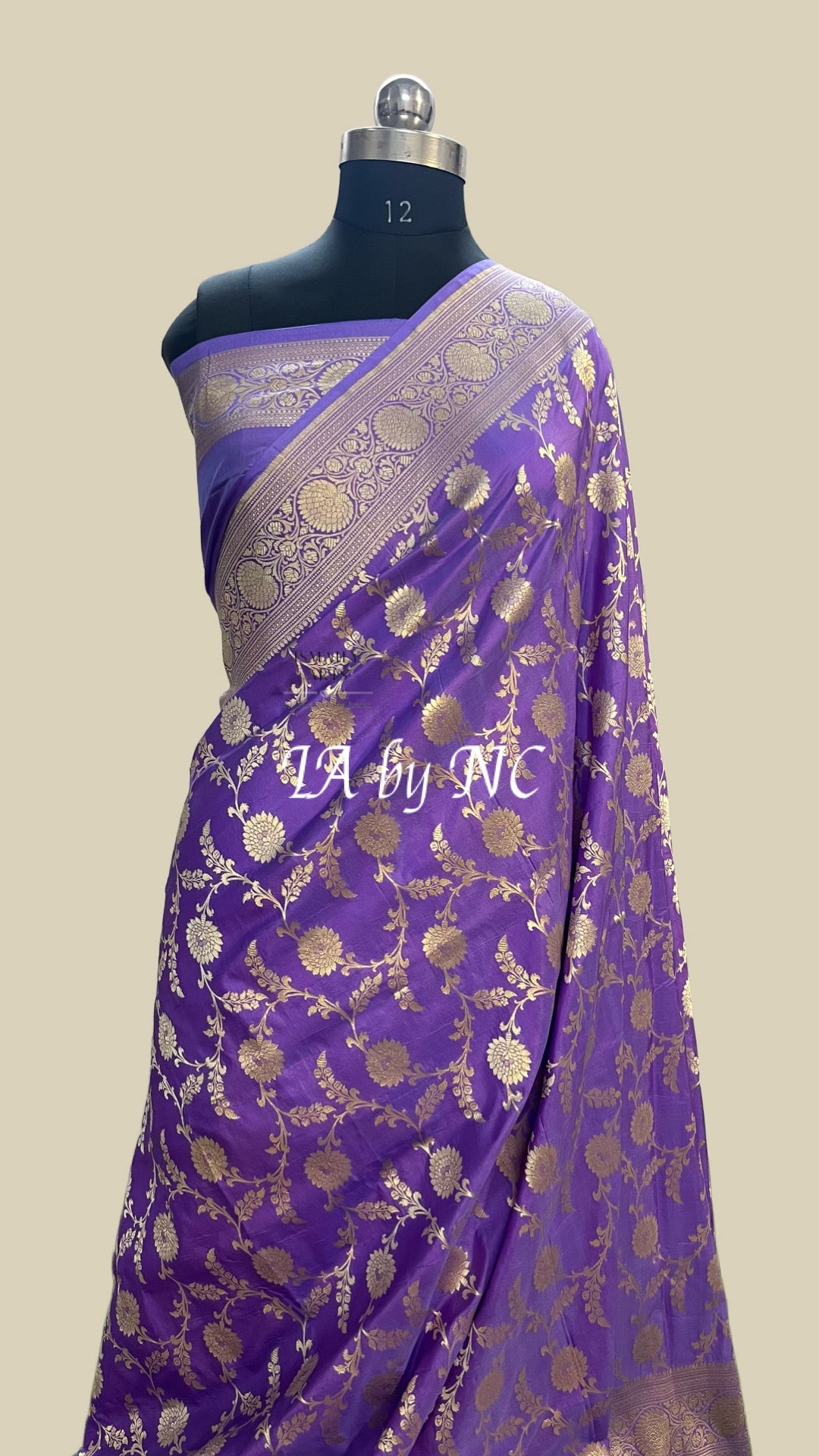 Amethyst Banarasi Pure Katan Silk Pattu Saree