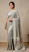 Mink Banarasi Pure Khaddi Georgette Saree